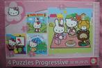 EDUCA PROGRESSIVE KINDERPUZZLES  1x 12,16, 20 en 25St. 1.95e, Ophalen of Verzenden, Minder dan 500 stukjes, Zo goed als nieuw