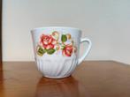 Retro vintage melkbeker Arcopal met zeldzaam oranje roosje, Antiek en Kunst, Verzenden