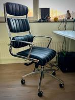Bureaustoel retro stijl, Ophalen, Zo goed als nieuw, Zwart, Bureaustoel