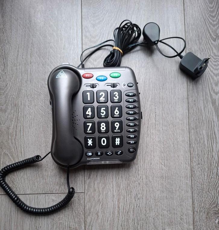Senioren telefoon AmpliPower 40, Telecommunicatie, Vaste telefoons | Niet Draadloos, Zo goed als nieuw, Ophalen of Verzenden