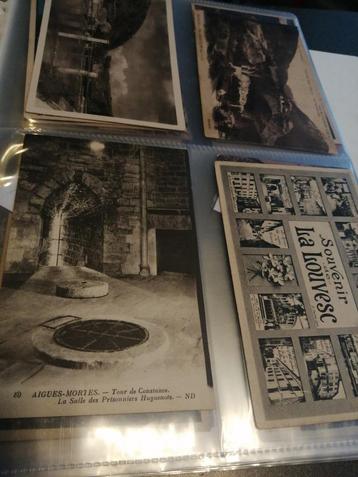 PARTIJ VAN 188 STUKS OUDE ANSICHTKAARTEN FRANKRIJK IN ALBUM beschikbaar voor biedingen