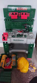 Werkbank Bosch  kinderen, Kinderen en Baby's, Speelgoed | Overig, Ophalen of Verzenden, Gebruikt, Jongen of Meisje