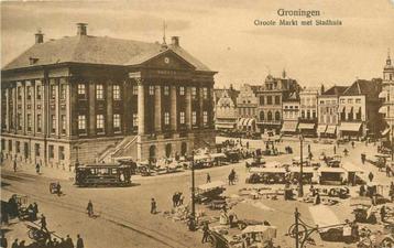 (300-109-017) Groningen Groote Markt met Stadhuis beschikbaar voor biedingen