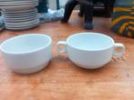 12 porseleinen soepkommen 0.50 per stuk, Nieuw, Ophalen of Verzenden, Kom(men), Overige stijlen