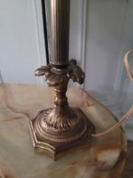 Vintage tafellamp met zware koperen voet, Heikant 21 Kaatsheuvel, Belle Vieille Brocante, Ophalen of Verzenden, Zo goed als nieuw