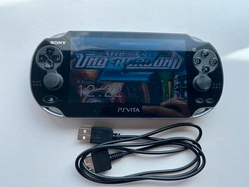 PS Vita OLED 3G/WiFi 128GB opslag, Spelcomputers en Games, Spelcomputers | Sony PlayStation Vita, Gebruikt, Zwart, Met games, Met camera