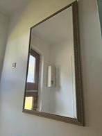Wand spiegel geslepen glas, Ophalen, 100 tot 150 cm, Zo goed als nieuw, Rechthoekig