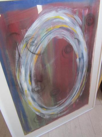 schilderij  eclips   afm 73 bij 55 cm  beschikbaar voor biedingen