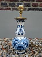Handgemaakte Delfts blauwe vaaslamp, Huis en Inrichting, Lampen | Tafellampen, Ophalen of Verzenden