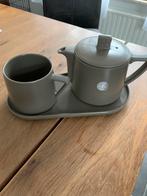 Bredemeijer tea for one zachtgrijs, Huis en Inrichting, Keuken | Servies, Keramiek, Ophalen of Verzenden, Zo goed als nieuw, Overige stijlen
