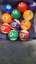 Poolbiljartballen, Sport en Fitness, Biljarten en Poolen, Ophalen of Verzenden, Zo goed als nieuw, Keu of Ballen