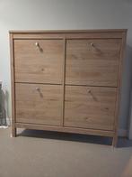 Schoenenkast Licht Eiken Gelazuurd 103 x 103 x 25 cm, Huis en Inrichting, Kasten | Schoenenkasten, Ophalen, Nieuw, Modern, Scandinavisch, Japandi