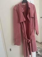 Roze Trenchcoat - Maat M, Ophalen, Zo goed als nieuw, Maat 38/40 (M), Roze
