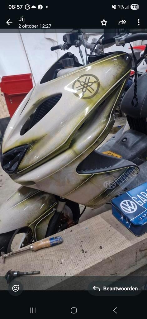 Yamaha Aerox Project in onderdelen!, Fietsen en Brommers, Scooters | Yamaha, Gebruikt, Aerox, Maximaal 45 km/u, Benzine, Ophalen of Verzenden