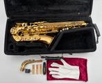 Yamaha YAS-34II alt saxofoon met YAS-875EX koffer, Ophalen of Verzenden, Gebruikt, Alt, Met koffer
