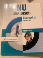 NU Juridisch Basisboek A - 1e Druk, Ophalen of Verzenden, Gamma, Gelezen, MBO