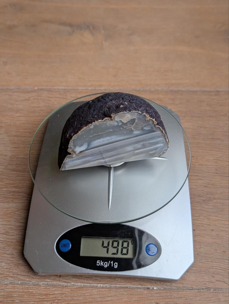 Prachtig stuk Agaat - 498 gram, Verzamelen, Mineralen en Fossielen, Ophalen of Verzenden, Mineraal