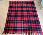 Wollen Schots geruite plaid of deken 175 x 146 cm, Ophalen of Verzenden, Zo goed als nieuw