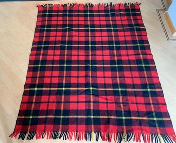 Wollen Schots geruite plaid of deken 175 x 146 cm beschikbaar voor biedingen