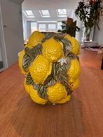 Vaas citroenen 21cm hoog, Huis en Inrichting, Woonaccessoires | Vazen, Ophalen of Verzenden, Nieuw, Overige kleuren, Minder dan 50 cm