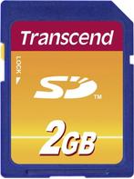 Transcend SD kaart 2GB, Audio, Tv en Foto, Fotografie | Geheugenkaarten, 2 GB, Nieuw, SD, Overige