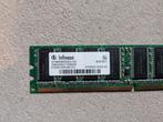 Infineon 512MB DDR PC3200U Geheugen, Computers en Software, RAM geheugen, Gebruikt, Ophalen of Verzenden, DDR, Desktop