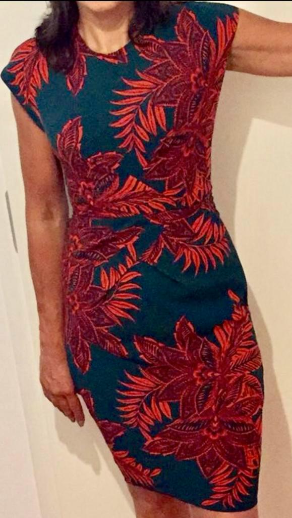 Whistles elegante zomerjurk - S / 36, Kleding | Dames, Gelegenheidskleding, Zo goed als nieuw, Galajurk, Maat 36 (S), Groen, Ophalen of Verzenden