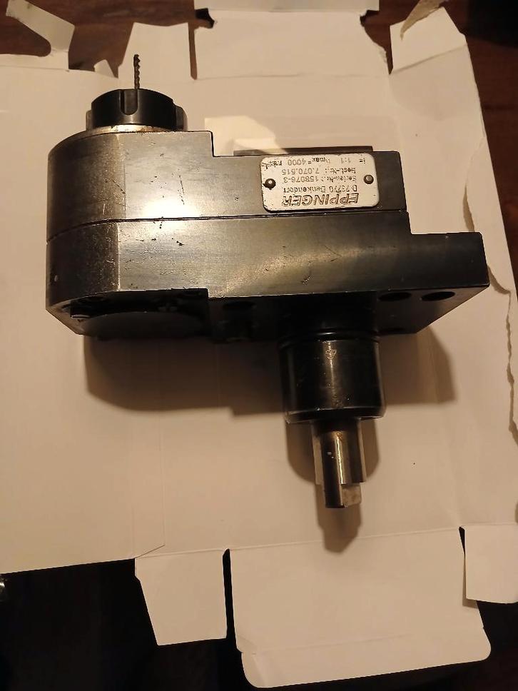 aangdreven opname houders Eppinger diverse uitvoeringen., Doe-het-zelf en Verbouw, Draaibanken, Gebruikt, Metaaldraaibank, 500 tot 1000 mm