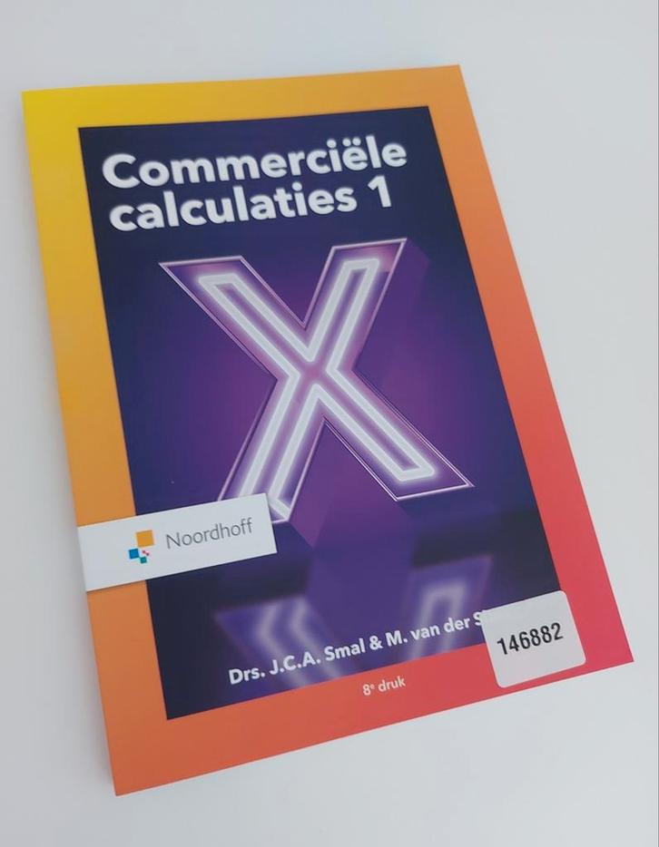 Commerciële calculaties 1
-Nieuw!, Boeken, Economie, Management en Marketing, Nieuw, Economie en Marketing, Ophalen of Verzenden