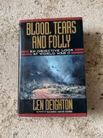 Blood , Tears and Folly oorlogsboek van Len Deighton, Boeken, Oorlog en Militair, Tweede Wereldoorlog, Ophalen of Verzenden, Zo goed als nieuw
