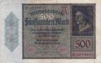 DUITSLAND 500 MARK 1922, Verzenden, Duitsland