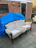 Bank en 2 stoelen, Ophalen of Verzenden, Zo goed als nieuw, 75 tot 100 cm
