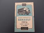 Renault Camionnette Type R.2065, Instructieboekje, Verzenden