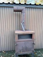 Stalen kachel, Huis en Inrichting, Kachels, Ophalen, Gebruikt, Houtkachel, Vrijstaand