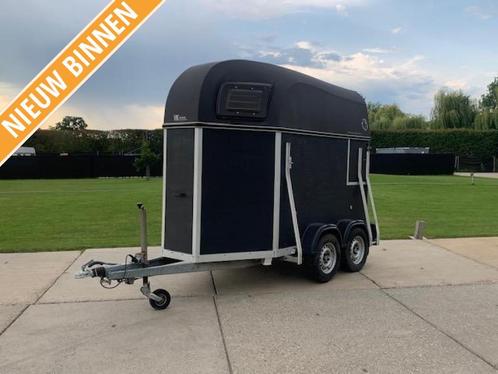 Blomert 1,5 paardentrailer, Dieren en Toebehoren, Paarden en Pony's | Trailers en Aanhangwagens, Gebruikt, 1½-paards trailer, Hout