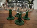 4 Duitse witte wijnglazen - 11cm hoog, Antiek en Kunst, Ophalen of Verzenden