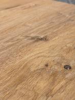 Hoektafel showroommodel vierkant 60x60 cm - warm eiken, Huis en Inrichting, Tafels | Bijzettafels, Ophalen of Verzenden, Zo goed als nieuw