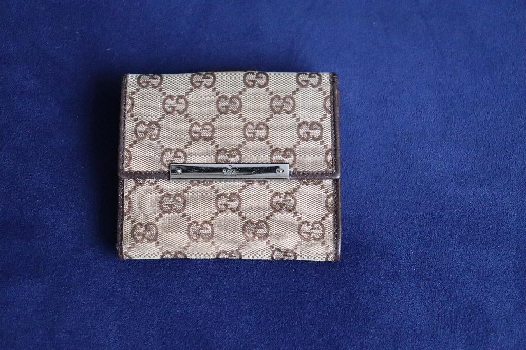 Gucci GG-canvas bifold wallet 112716 –unisex, Gucci, Ophalen of Verzenden, Gedragen