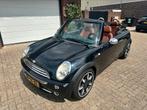 MINI 1.6 16V SIDEWALK Cabriolet elektrische kap bruin leder, Auto's, 4 cilinders, Cabriolet, 4 stoelen, Zwart