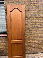 Deur eikenhout 63 cm breed 201 hoog, Doe-het-zelf en Verbouw, Deuren en Horren, Ophalen, Binnendeur, 200 tot 215 cm