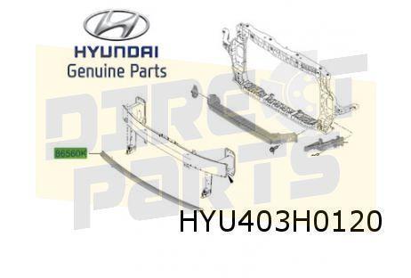 Hyundai i20 (11/20-) voorbumperversterking onder Origineel!, Auto-onderdelen, Carrosserie en Plaatwerk, Bumper, Hyundai, Voor