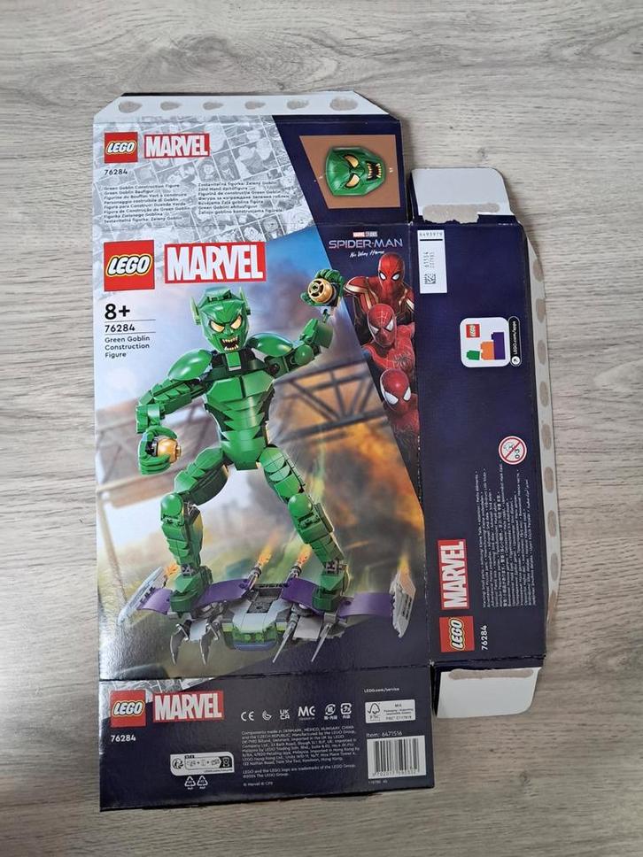 Lege doos Lego - Marvel Green Goblin 76284, Kinderen en Baby's, Speelgoed | Duplo en Lego, Gebruikt, Lego, Ophalen of Verzenden