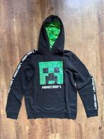 Hoodie / trui Minecraft maat 146 / 152 zwart met pailletten, C&A, Trui of Vest, Ophalen of Verzenden, Zo goed als nieuw