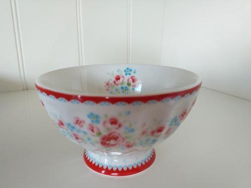 GreenGate french bowl medium Tess white voor 12,50 euro, Huis en Inrichting, Keuken | Servies, Nieuw, Ophalen of Verzenden