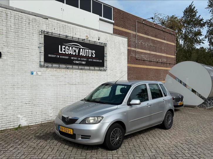 Mazda 2 1.4 - 2005 - Grijs - APK 04/26 - Onderhoud aanwezig!, Auto's, Mazda, Bedrijf, Airbags, Airconditioning, Boordcomputer