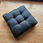 ZGAN 1x Madison loungekussen 60x60x8 cm zwart, Ophalen of Verzenden, Zo goed als nieuw, Overige materialen