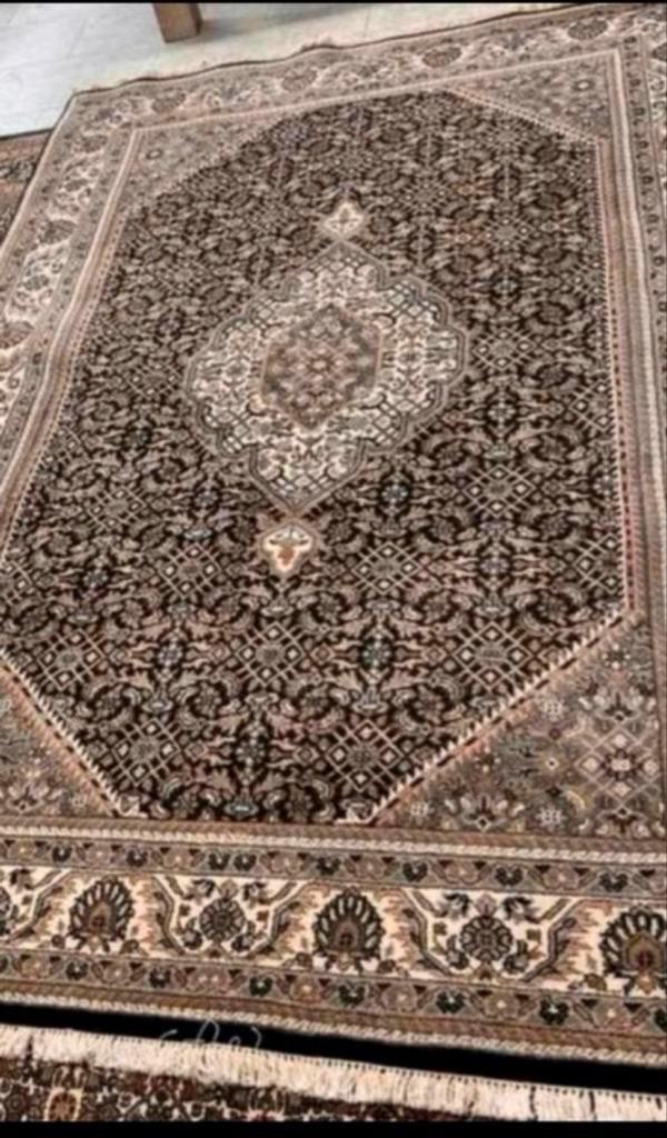 Perzisch Bidjar Tapijt 245x170cm - Handgemaakt, Huis en Inrichting, Stoffering | Tapijten en Kleden, Gebruikt, 150 tot 200 cm