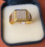 Prachtige zegelring maat 23, Sieraden, Tassen en Uiterlijk, Ringen, Overige materialen, 20 of groter, Ut, Heer