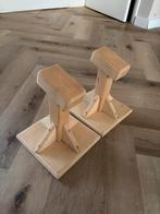 Houten Acro Steuntjes / Push-up Steunen, Ophalen, Zo goed als nieuw, Armen, Push-up steun
