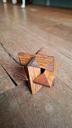 Houten Ster Puzzel, Hobby en Vrije tijd, Ophalen of Verzenden